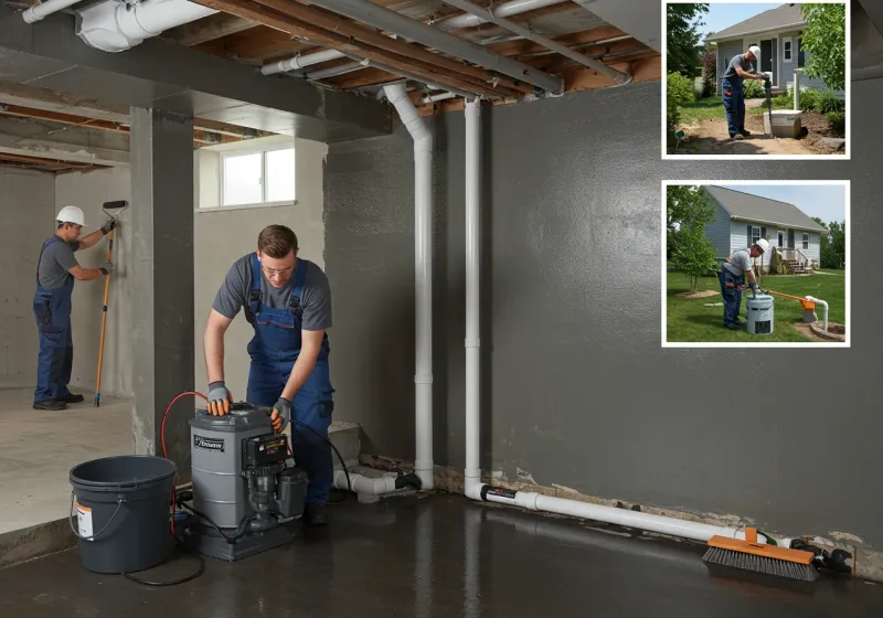 Basement Waterproofing and Flood Prevention process in Las Ollas, PR